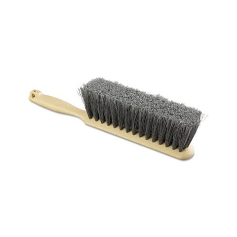 Counter Brush, Flagged Polypropylene Fill, 8" Long, Tan Handle