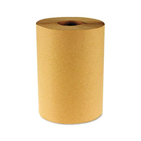 Hardwound Paper Towels, Nonperforated 1-ply Natural, 800 Ft, 6 Rolls-carton