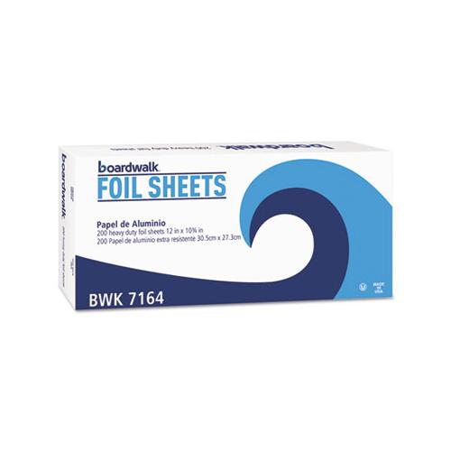 Heavy-duty Aluminum Foil Pop-up Sheets, 12" X 10 3-4", 200-box, 12 Boxes-carton