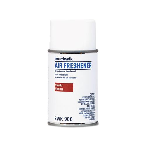 Metered Air Freshener Refill, Vanilla Bean, 5.3 Oz Aerosol, 12-carton