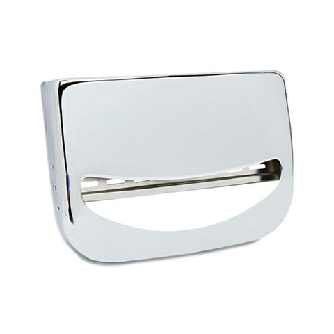 Toilet Seat Cover Dispenser, 16 X 3 X 11.5, Chrome