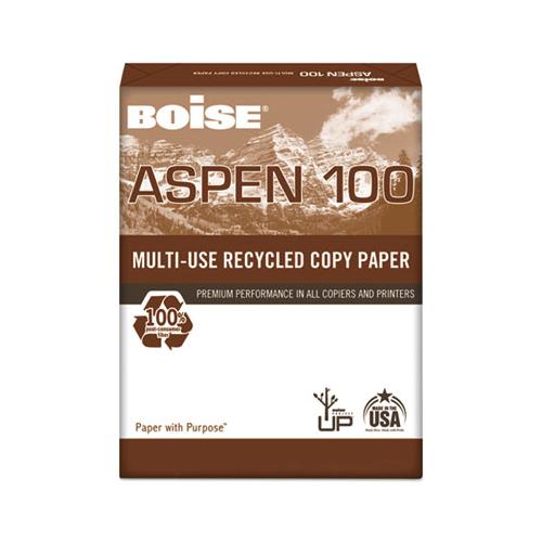 Aspen Multi-use Recycled Paper, 92 Bright, 20lb, 11 X 17, White, 500 Sheets-ream, 5 Reams-carton