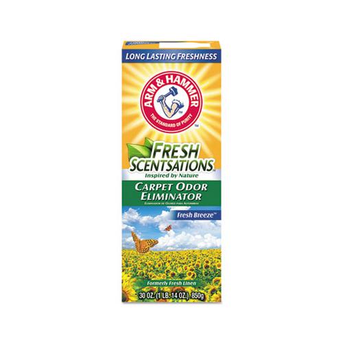 Fresh Scentsations Carpet Odor Eliminator, Fresh Breeze, 30 Oz Box, 6-carton