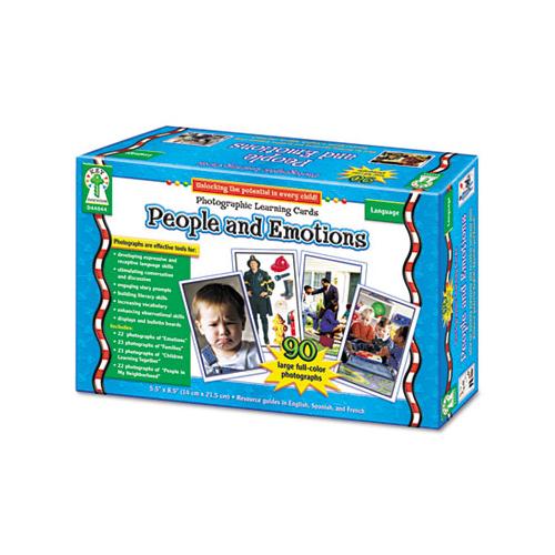 Photographic Learning Cards Boxed Set, People And Emotions, Grades K-5