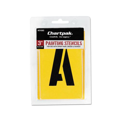 Painting Stencil Set, A-z Set-0-9, Manila, 35-set