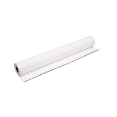 Heavyweight Matte Coated Paper Roll, 2" Core, 10 Mil, 36" X 100 Ft, Matte White