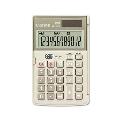 Ls154tg Handheld Calculator, 12-digit Lcd
