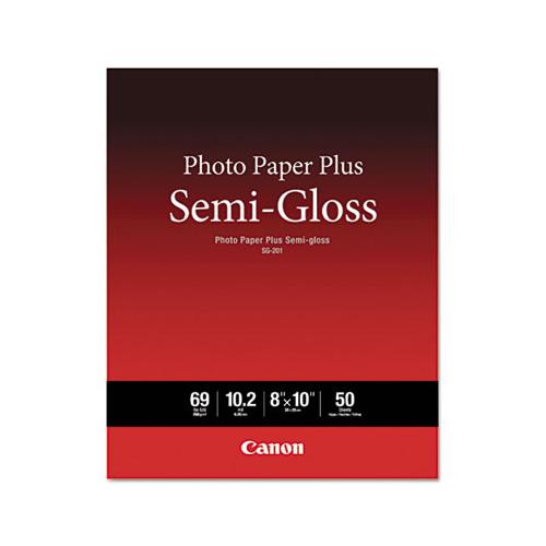 Photo Paper Plus Semi-gloss, 8 X 10, Semi-gloss White, 50-pack