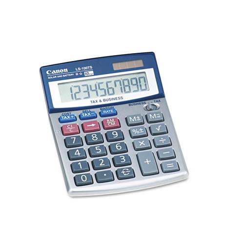 Ls-100ts Portable Business Calculator, 10-digit Lcd
