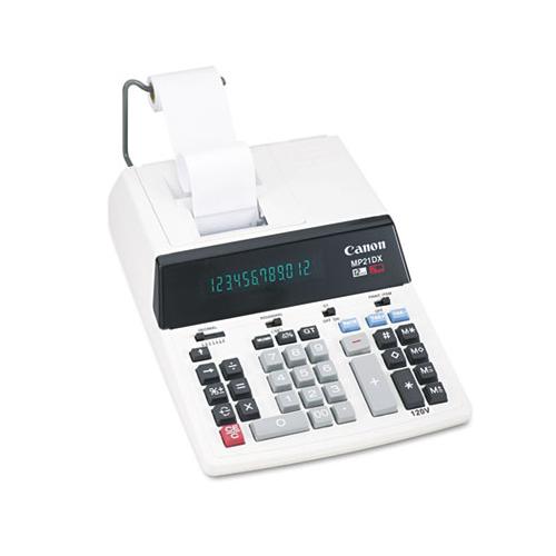Mp21dx 12-digit Ribbon Printing Calculator, Black-red Print, 3.5 Lines-sec