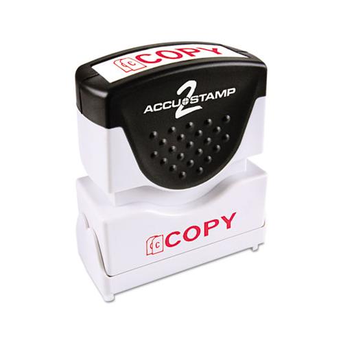 Pre-inked Shutter Stamp, Red, Copy, 1 5-8 X 1-2
