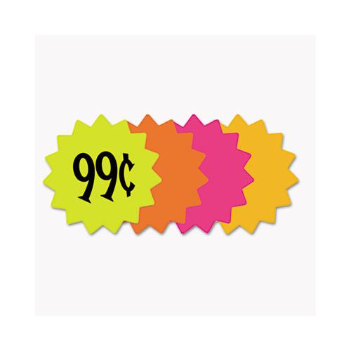 Die Cut Paper Signs, 4" Round, Assorted Colors, Pack Of 60 Each