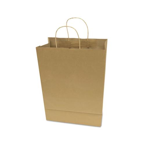 Premium Shopping Bag, 10" X 13", Brown Kraft, 50-box