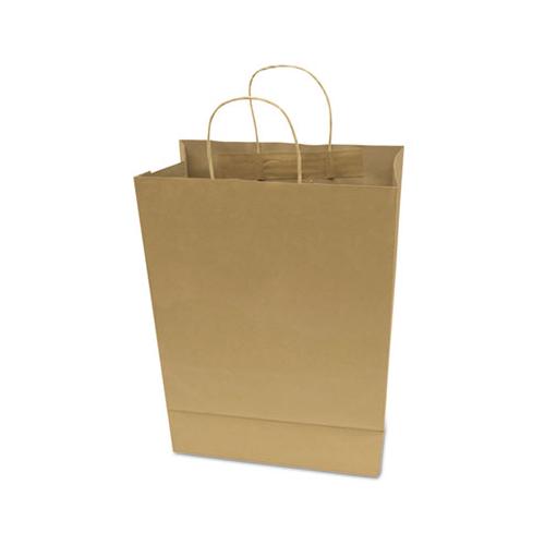 Premium Shopping Bag, 12" X 17", Brown Kraft, 50-box