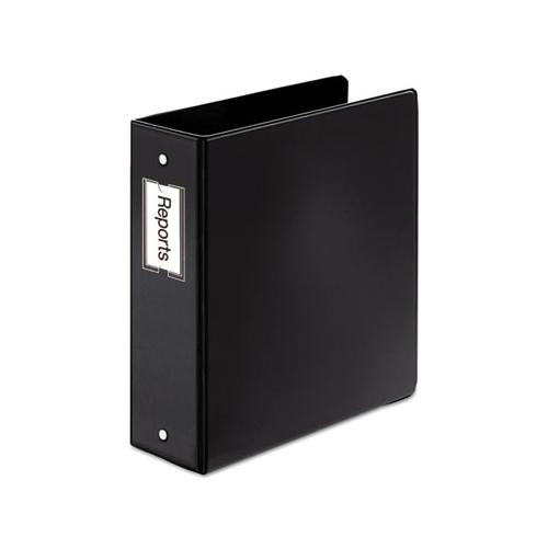 Premier Easy Open Locking Round Ring Binder, 3 Rings, 3" Capacity, 11 X 8.5, Black