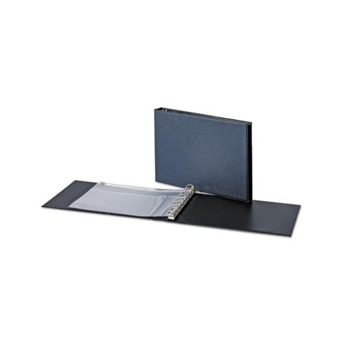 Check Binder Seven-ring D-ring Reference, 7 Rings, 1" Capacity, Black