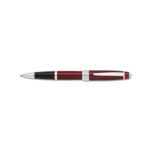 Bailey Stick Roller Ball Pen, Medium 0.5mm, Black Ink, Red Barrel