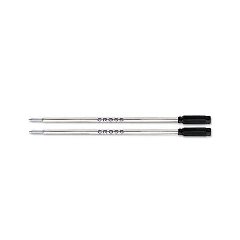 Refill For Cross Ballpoint Pens, Medium Point, Black Ink, 2-pack
