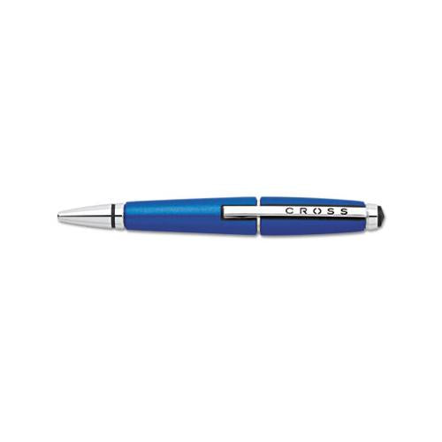 Edge Retractable Gel Pen Gift Box, Medium 0.7mm, Black Ink, Blue Barrel