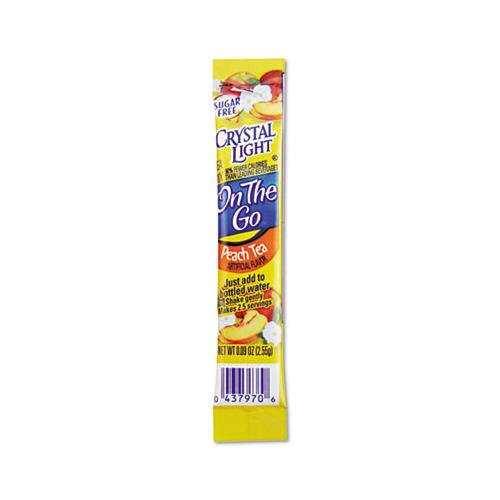 Flavored Drink Mix, Peach Tea, 30 .09oz Packets-box