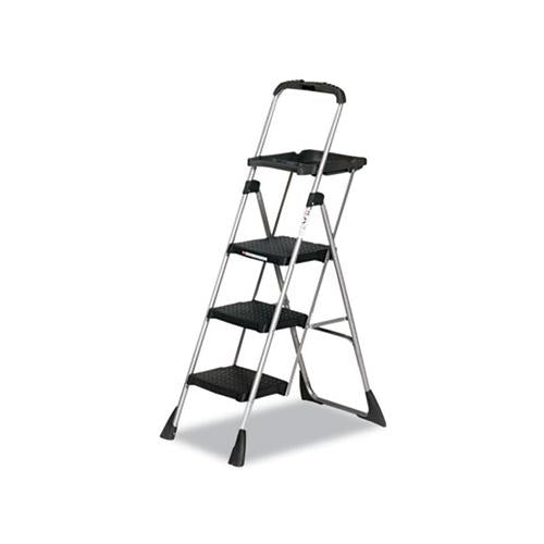Max Work Platform, 55" Working Height, 225 Lbs Capacity, 3 Step, Black