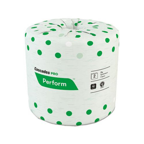 Perform Standard Bathroom Tissue, Septic Safe, 2-ply, White, 4 X 3 1-2, 336 Sheets-roll, 48 Rolls-carton