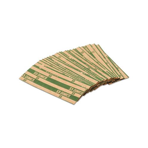 Flat Coin Wrappers, Dimes, $5, 1000 Wrappers-box