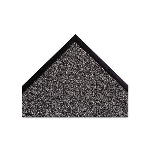 Dust-star Microfiber Wiper Mat, 48 X 72, Charcoal