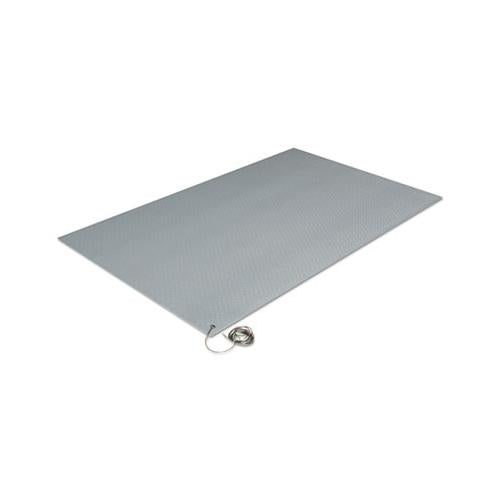Antistatic Comfort-king Mat, Sponge, 24 X 60, Steel Gray
