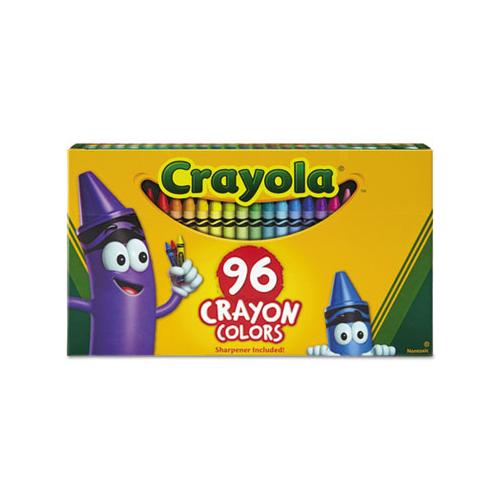 Classic Color Crayons In Flip-top Pack With Sharpener, 96 Colors