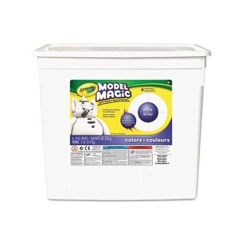 Model Magic Modeling Compound, 8 Oz Each Packet, White, 2 Lbs.