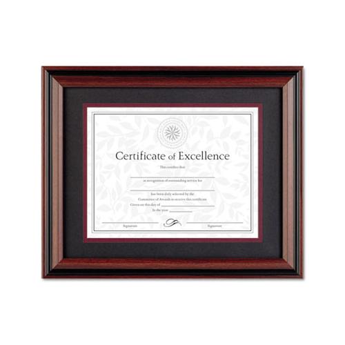 Desk-wall Photo Frame, Plastic, 11 X 14, 8 1-2 X 11, Rosewood-black
