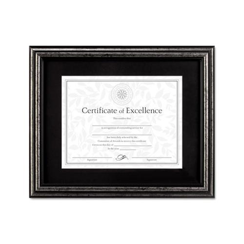 Document Frame, Desk-wall, Wood, 11 X 14, Antique Charcoal Brushed Finish