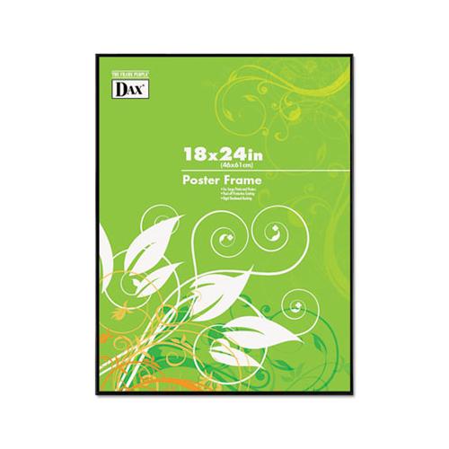 Coloredge Poster Frame, Clear Plastic Window, 18 X 24, Black