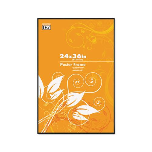 Coloredge Poster Frame, Clear Plastic Window, 24 X 36, Black