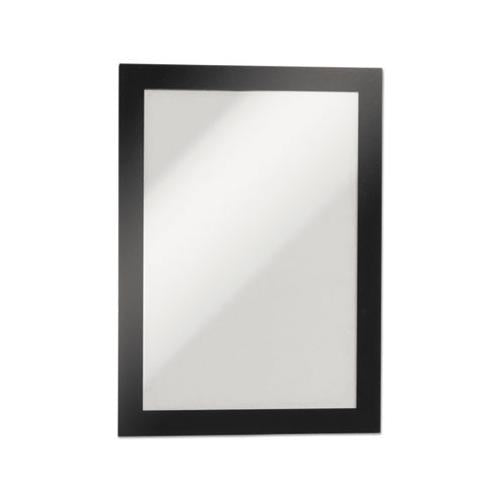 Duraframe Sign Holder, 5 1-2 X 8 1-2, Black Frame, 2-pack