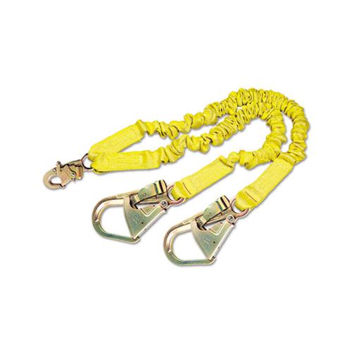 Shockwave2 Shock-absorbing Lanyard, Steel Hooks, 900lb Maf