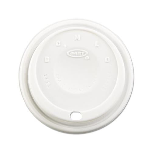 Cappuccino Dome Sipper Lids, Fits 12-24oz Cups, White, 1000-carton