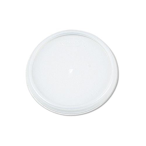 Plastic Lids, Fits 12 - 24 Oz Foam Cups, Translucent, 100-pack, 10 Packs-carton