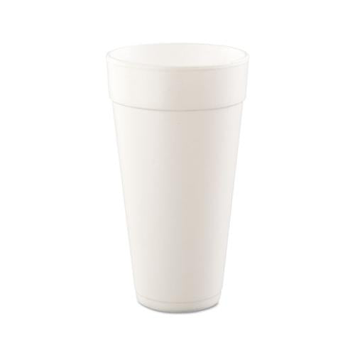 Foam Drink Cups, Hot-cold, 24oz, White, 500-carton