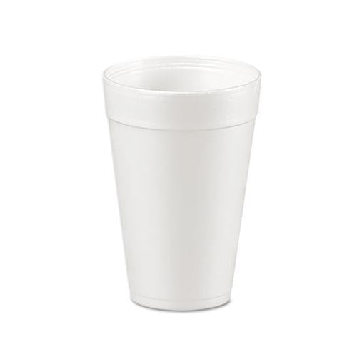Foam Drink Cups, 32oz, White, 25-bag, 20 Bags-carton