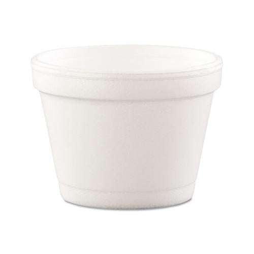 Bowl Containers, Foam, 4oz, White, 1000-carton