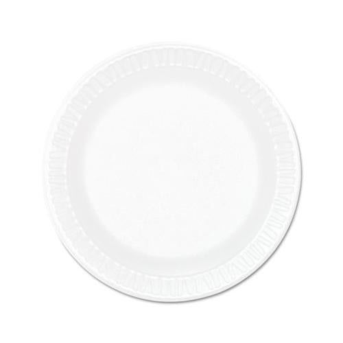 Concorde Foam Plate, 6" Dia, White, 1000-carton
