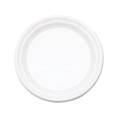 Famous Service Plastic Dinnerware, Plate, 6" Dia, We, 125-pack, 8 Packs-carton