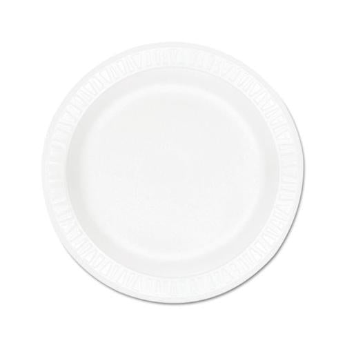 Concorde Foam Plate, 9" Dia, White, 125-pack, 4 Packs-carton