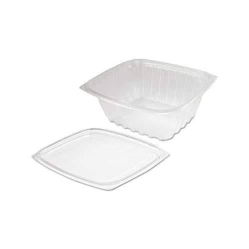 Clearpac Clear Container Lid Combo-pack, 6 1-2 X 7 1-2 X 2.7, 63-pack, 4 Pk-ctn