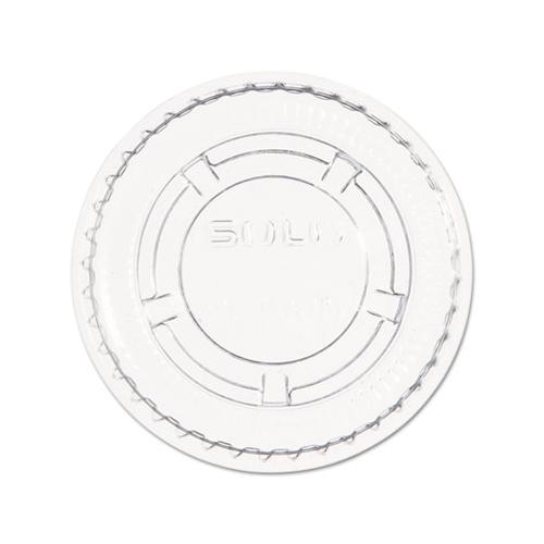 Portion-soufflé Cup Lids. Fits .5-1oz Cups, Clear, 2500-carton
