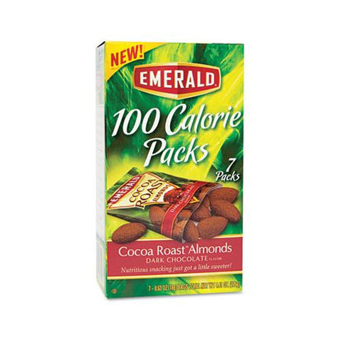 100 Calorie Pack Cocoa Roast Almonds, 0.63 Oz Packs, 7-box