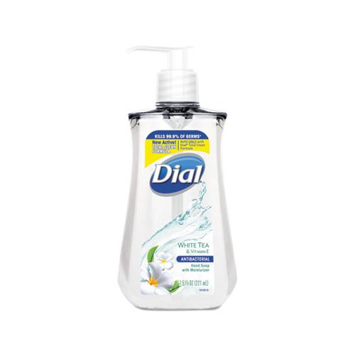 Antibacterial Liquid Soap, 7.5 Oz Pump Bottle, White Tea, 12-carton
