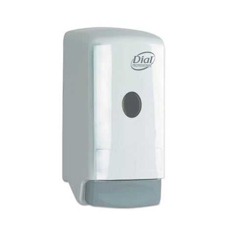 Liquid Soap Dispenser, Model 22, 800 Ml, 5.25" X 4.25" X 10.25", White